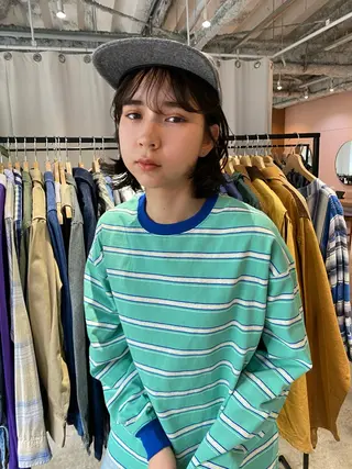 ショート カラー パーマ Hayashi Shioriのヘアスタイル