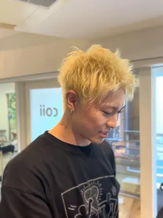 ショート メンズ 髪質改善/ヘアケア coiiはしもとはなのヘアスタイル