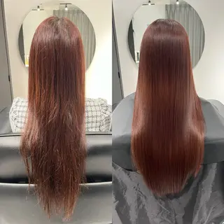 セミロング スパニスト 樋田のヘアスタイル