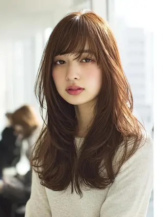 セミロング 生艶髪＆レイヤー🔔 渋谷お薦めNo.1✨のヘアスタイル