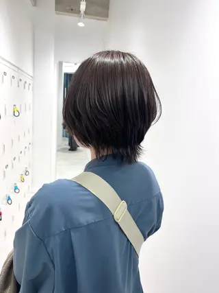 ショート カラー レイヤーカット×艶髪 /Ayanaのヘアスタイル