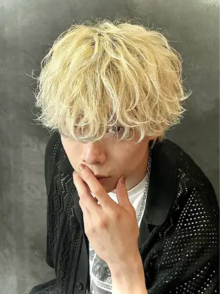 メンズ 👑再現性◎北千住N o.1パーマYutoのヘアスタイル