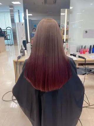 ロング カラー ヘアアレンジ 🍒KIKUCHI KANAE🍒のヘアスタイル