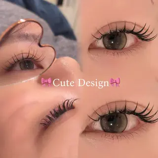 マツエク・マツパ ﾊﾙｶ🎀グレージュ /マツエクꨄ︎のヘアスタイル