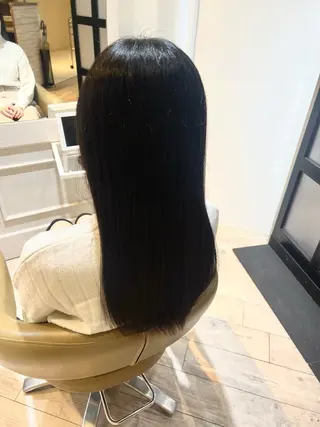 ロング 人見知りさんでも安心 奥田 里佳子のヘアスタイル