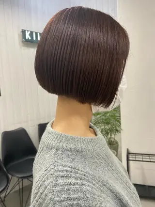 ショート カラー 🧸艶々韓国ヘア 🧁mizunaのヘアスタイル