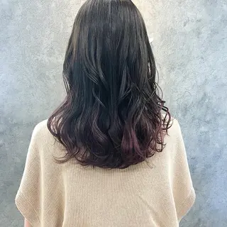 セミロング 所渉/韓国レイヤー /ウルフカットのヘアスタイル