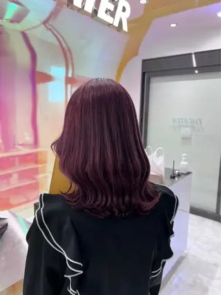 ミディアム カラー パーマ ヘアアレンジ メンズ 🤍透明感カラー🤍 ブリーチ🤍AINEのヘアスタイル