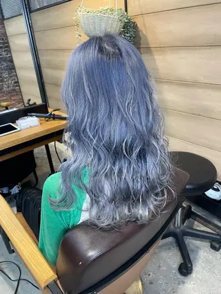 ロング カラー youres hair 髪質改善トリートメント&ヘッドスパ  新宿三丁目店【ユアーズヘア】所属・🦋透明感カラー 👑NODOKA🦋のヘアスタイル