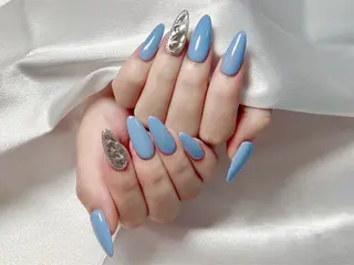 ネイル 【パラジェル・フィルイン】 T&BNAIL STUDIO所属・ナ サギ ロング無制限中のネイルデザイン