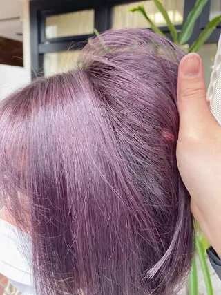 ミディアム カラー ブリーチカラー/ベー ジュ/Hono🦖のヘアスタイル