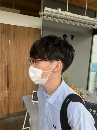 ショート パーマ メンズ fulam所属・佐藤悠生/郡山 メンズパーマ.カットのヘアスタイル