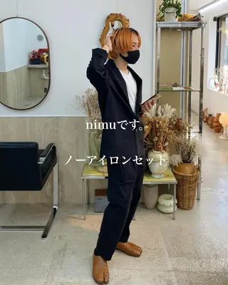 ショート カラー パーマ ヘアアレンジ メンズ 【池袋/スパイキー ショート】ⓝⓘⓜⓤのヘアスタイル