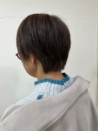 ショート カラー ラプトヘアアームズ所属・横山 水空のヘアスタイル