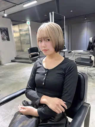 ショート 髪質改善大阪/ 酸性縮毛矯正/ゆうとのヘアスタイル