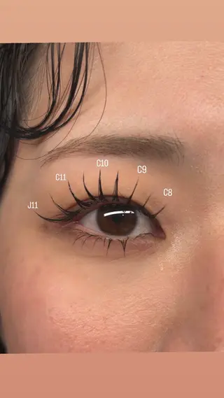 マツエク・マツパ WAXYYY下北沢所属・KANAN WAXYYY下北沢のマツエク・マツパデザイン