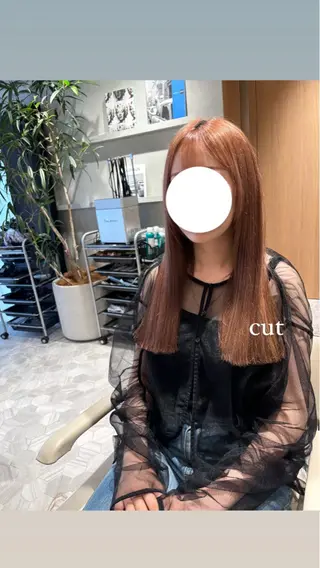 ロング 表参道/ハイトーン /yuiのヘアスタイル