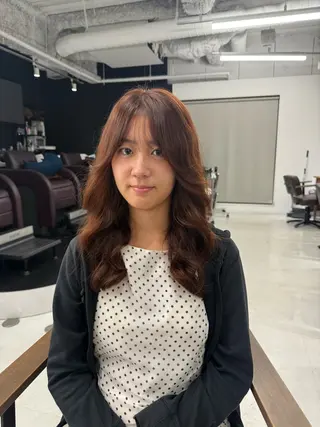 ロング happiness所属・山本 菜月のヘアスタイル