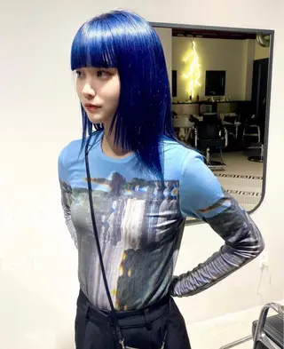 セミロング カラー 丹治 一輝ボブ/ショートのヘアスタイル