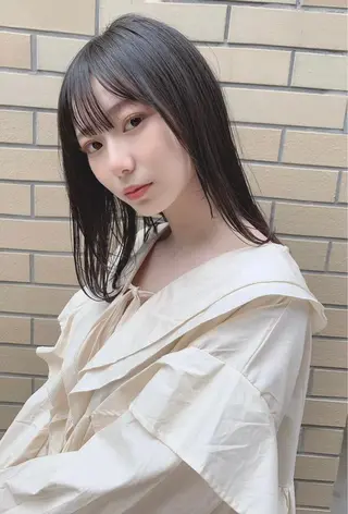 ミディアム カラー ヘアアレンジ 【公式】amble luxe池袋東口🩷のヘアスタイル