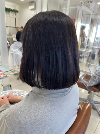 ミディアム カラー 下四日市 翠のヘアスタイル
