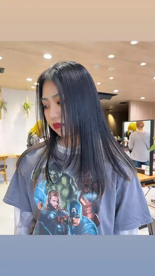 セミロング カラー 産休中です 艶カラー♡オカのヘアスタイル