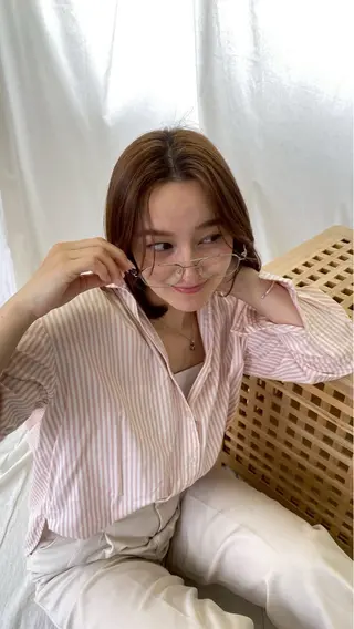 ミディアム 🐰桃山台/髪質改善 山亀のヘアスタイル