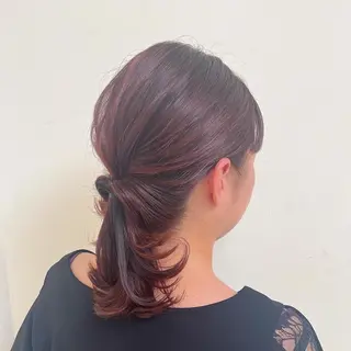 ヘアアレンジ マンツーマン 縮毛矯正/マユコのヘアスタイル