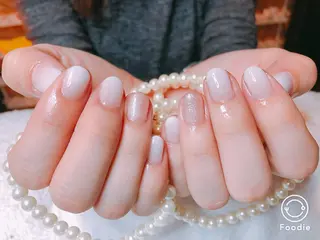 ミディアム ネイル 長さ出し専門 nynaのネイルデザイン