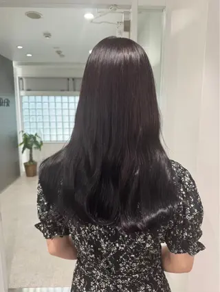 ロング miku/ラベンダー 透明感カラー🪻❤︎のヘアスタイル