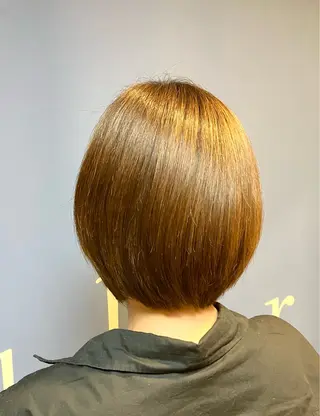 ミディアム カラー パーマ 髪質改善 pulirのヘアスタイル