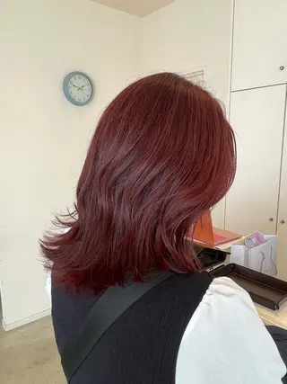ロング カラー ヘアアレンジ ラシェンテ宝塚所属・HONOKA /顔周りレイヤー得意の眉毛・アイブロウイメージ