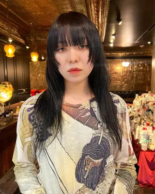 ロング カラー haco＋所属・圧倒的デザイン力 店長🎨RENAのヘアスタイル