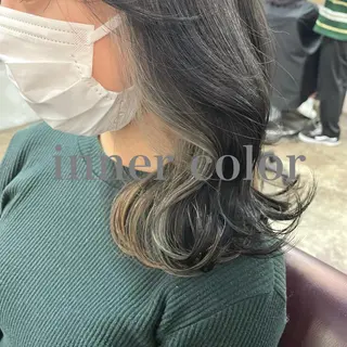 ミディアム カラー 💎耳ツボジュエリー 髪質改善🌙土屋桃佳のヘアスタイル