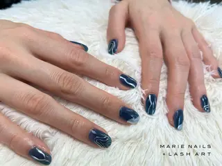 ミディアム MARIE NAILS ＆ LASH ART港北店所属・マリーネイルズ /koheiのネイルデザイン