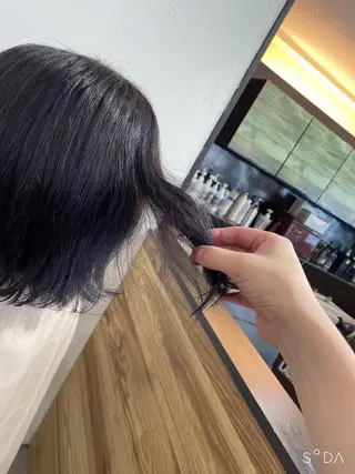 ミディアム カラー かんばら りょーいのヘアスタイル
