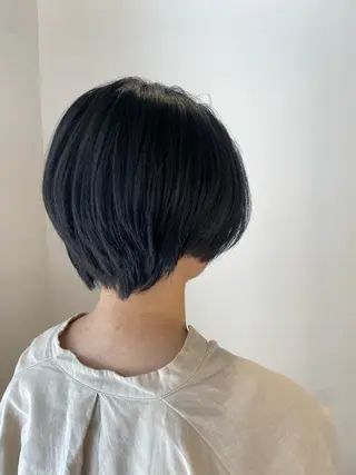 ショート ショート/ボブ/顔周 りレイヤー/RINAのヘアスタイル