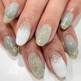 ネイル 🩵NORIKO 上品ネイルが得意🩵のネイルデザイン