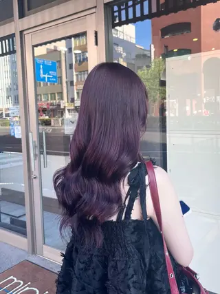 ロング カラー 村田梨乃/ minim hairのヘアスタイル