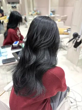 ロング カラー 銀座/オリーブ/ 透明感カラー✨りくのヘアスタイル