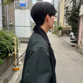 ショート パーマ GO TODAY SHAiRE SALON NU茶屋町店所属・メンズ特化 河内翔吾のヘアスタイル