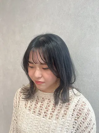 ミディアム いまい ちひろのヘアスタイル