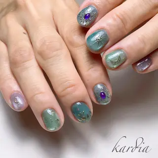 ネイル καρδιά -ｶﾙﾃﾞｨｱ-のネイルデザイン