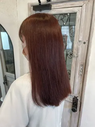 セミロング カラー 🔆髪質改善 透明感 カラー🔆佐々木貴仁のヘアスタイル