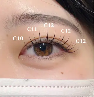 マツエク・マツパ Blossomミカ 🦋眉マツパマツエクのマツエク・マツパデザイン