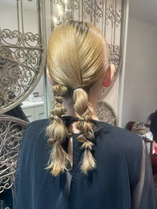 ヘアアレンジ ナカタ ユウナのヘアスタイル