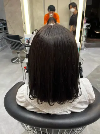 ミディアム 池袋/似合わせ/縮毛 髪質改善【ugen】のヘアスタイル