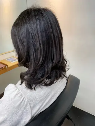 ミディアム パーマ YURI/20〜 30代メンズ/恵比寿のヘアスタイル