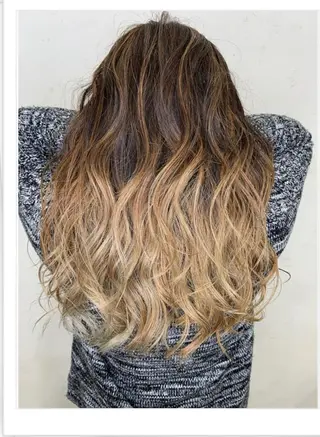 ミディアム カラー カラーリスト菅澤 岳のヘアスタイル