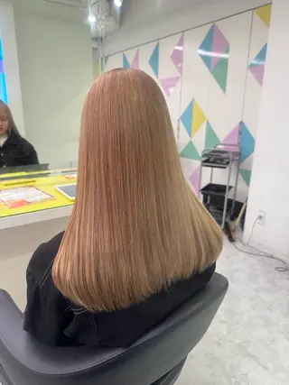 ロング カラー ダメージレスハイ トーン💖kanonのヘアスタイル